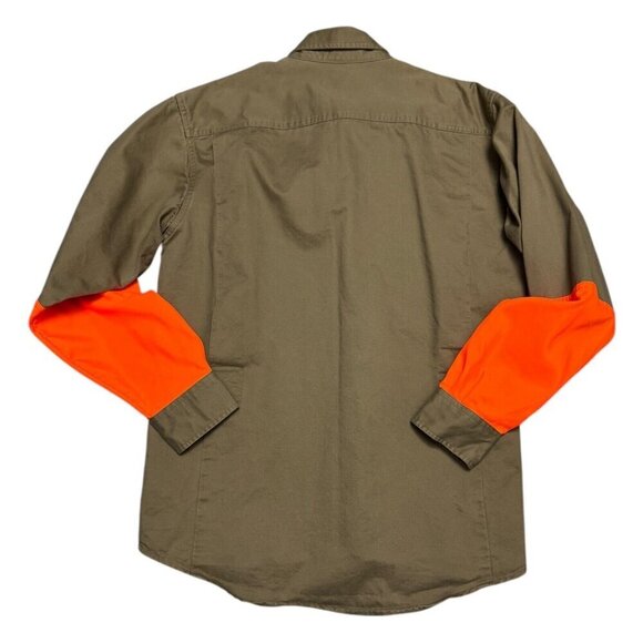 RedHead Olive and Orange Casual Button Down Shirt - Picture 2 of 6